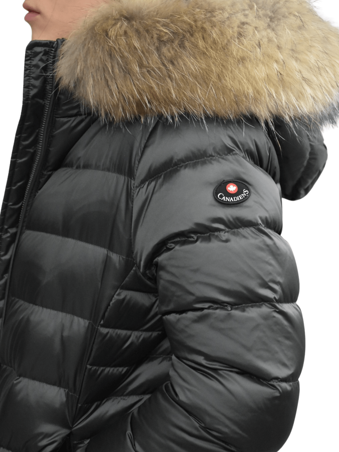 Piumino Lisbet 2.0 Fur Verde Canadiens - Seipuntozerostore