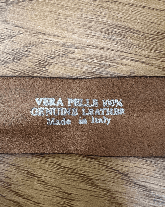 Cintura in vera pelle Beige Uniform - Seipuntozerostore