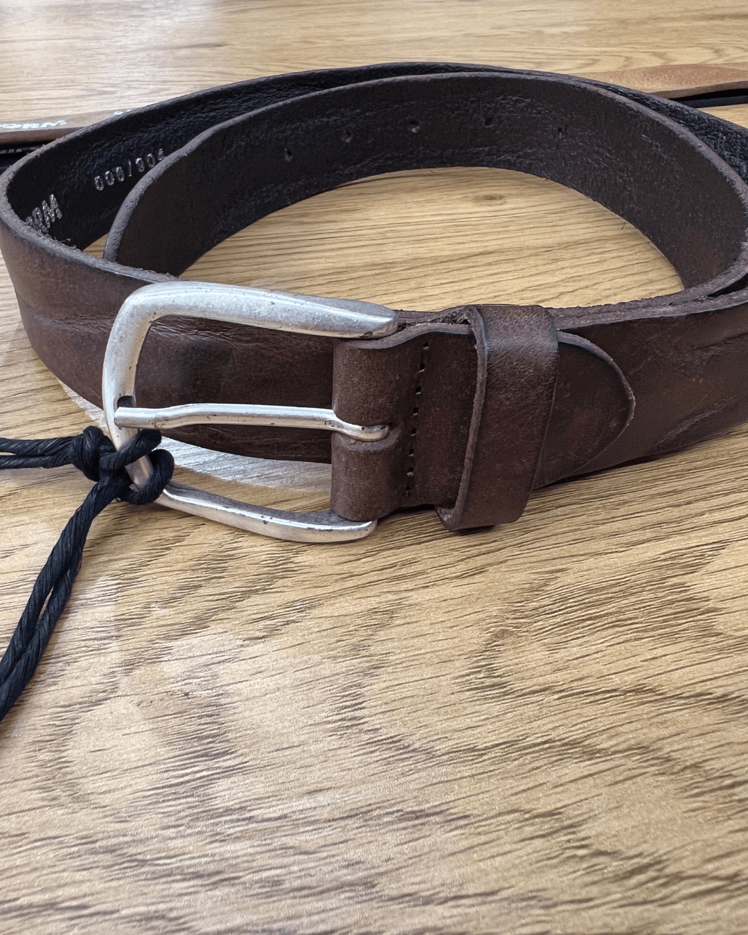 Cintura in vera pelle Moro Uniform - Seipuntozerostore