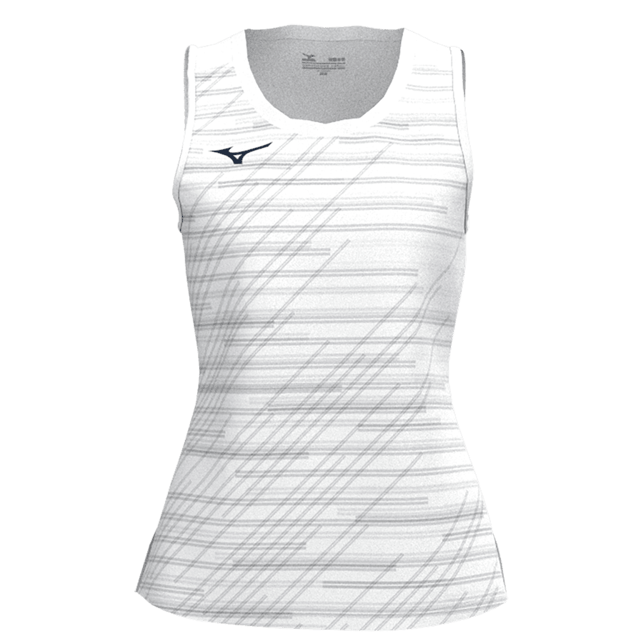 Canotta Chiba Sleeveless Shirtr bianco donna Mizuno - Seipuntozerostore