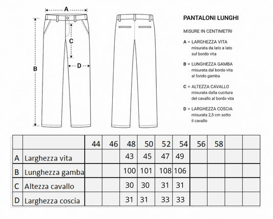 Pantalone chinos lino latte Berna - Seipuntozerostore