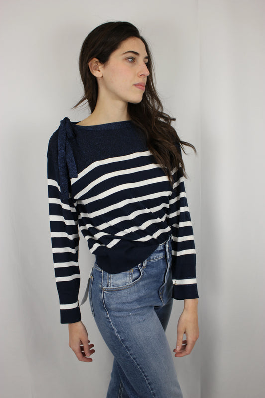 Maglia rigata con fiocco Markup - Seipuntozerostore