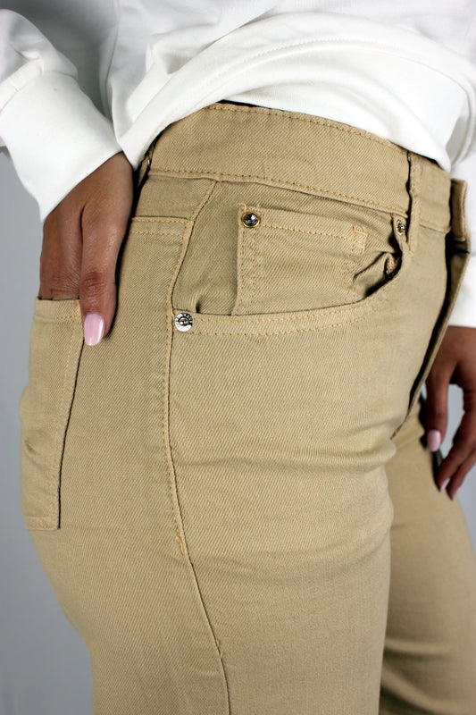 Jeans Wide Leg 5 tasche in bull safari Markup - Seipuntozerostore