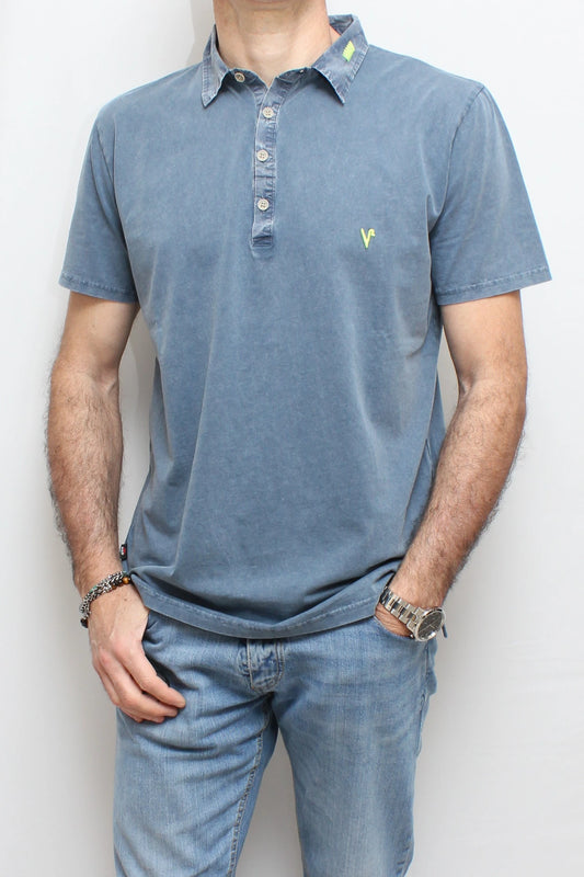T-shirt serafino tinto capo marmorizzato V2 - Seipuntozerostore