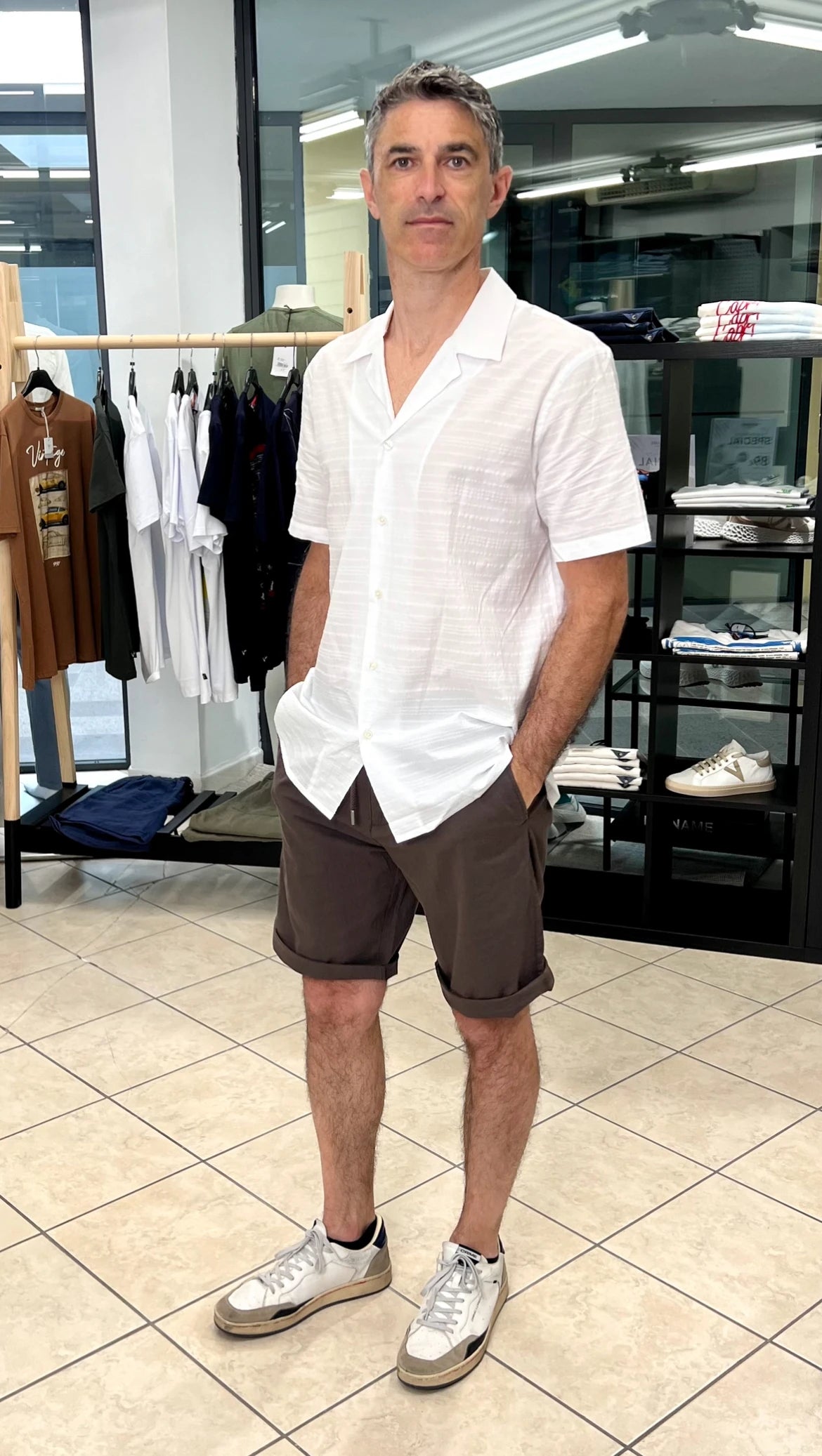 Bermuda pantalaccio caffè Berna - Seipuntozerostore