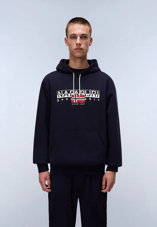 Felpa con Cappuccio Blu Aylmer Winter Napapijri - Seipuntozerostore