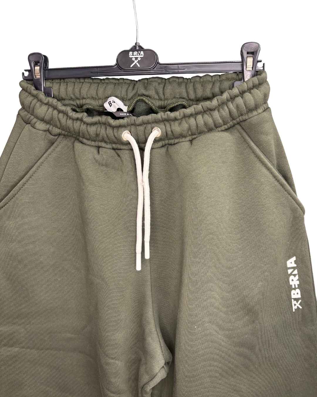 Jogger logato sportswear Verde militare Berna - Seipuntozerostore