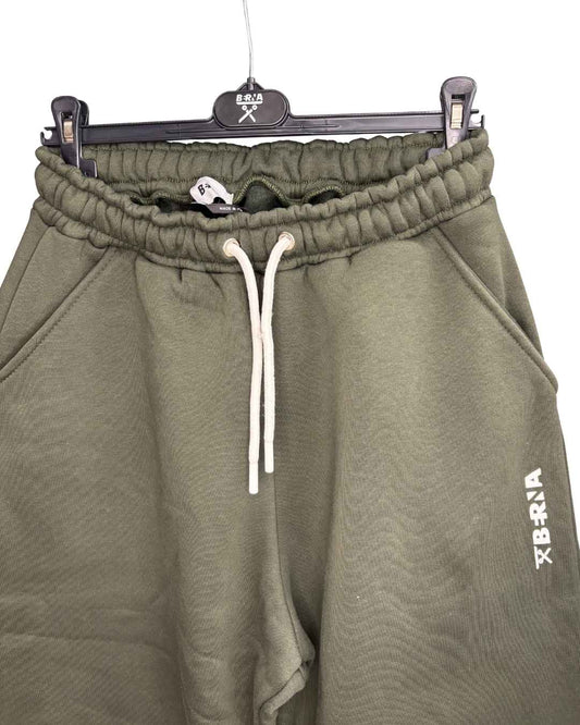 Jogger logato sportswear Verde militare Berna - Seipuntozerostore