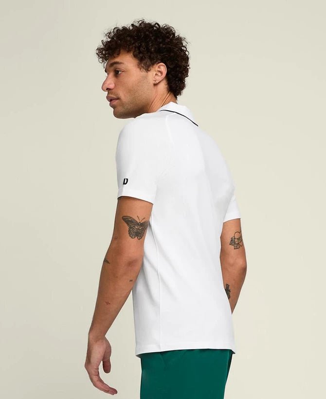 Polo T-shirt Team Seamless Polo 2.0 bianco Wilson - Seipuntozerostore