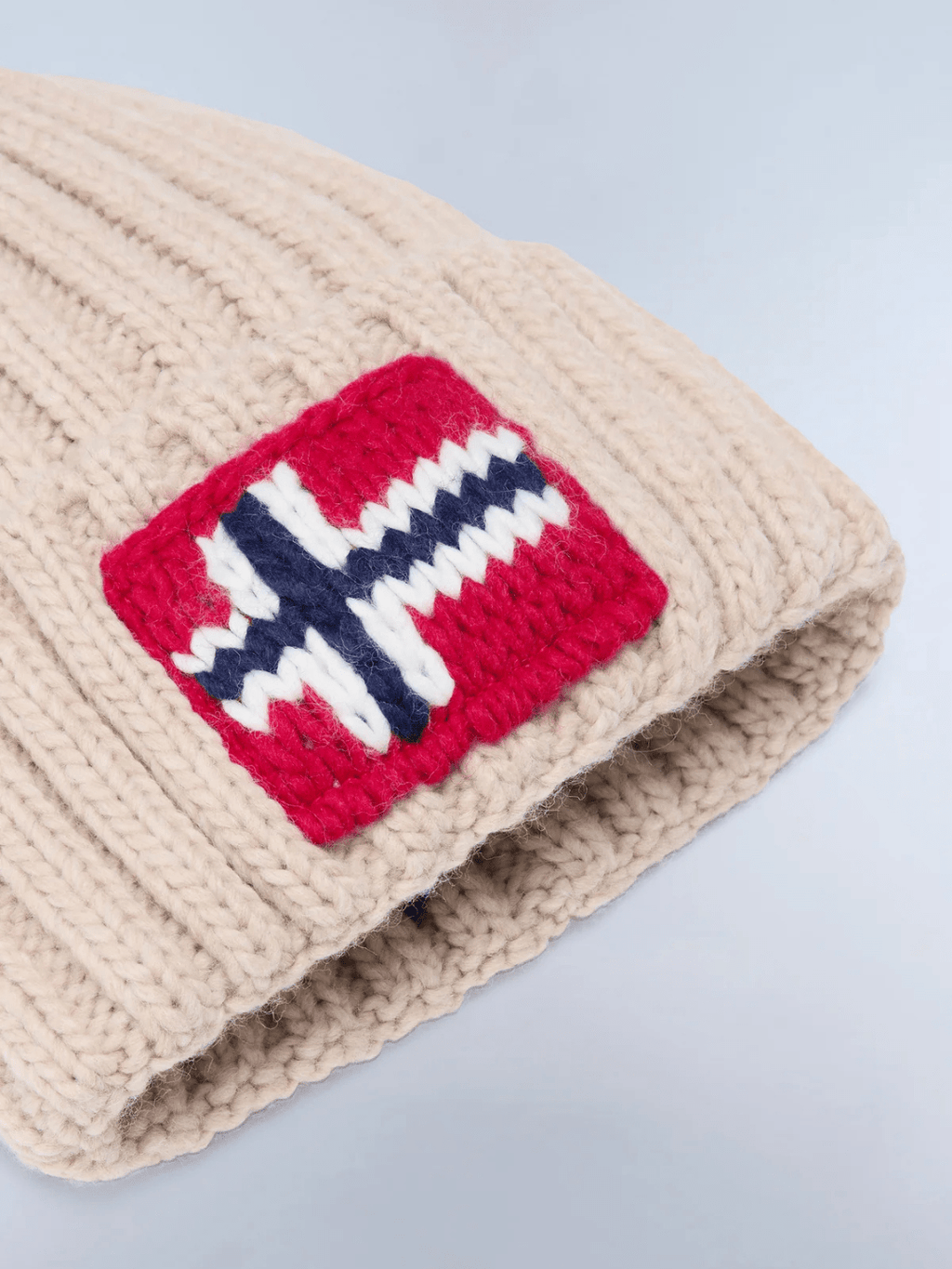 Cuffia Napapijri Beige Semiury - Seipuntozerostore