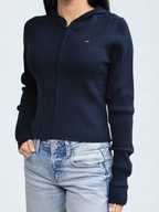Essential Zipper Hood Cardigan Tommy Jeans - Seipuntozerostore