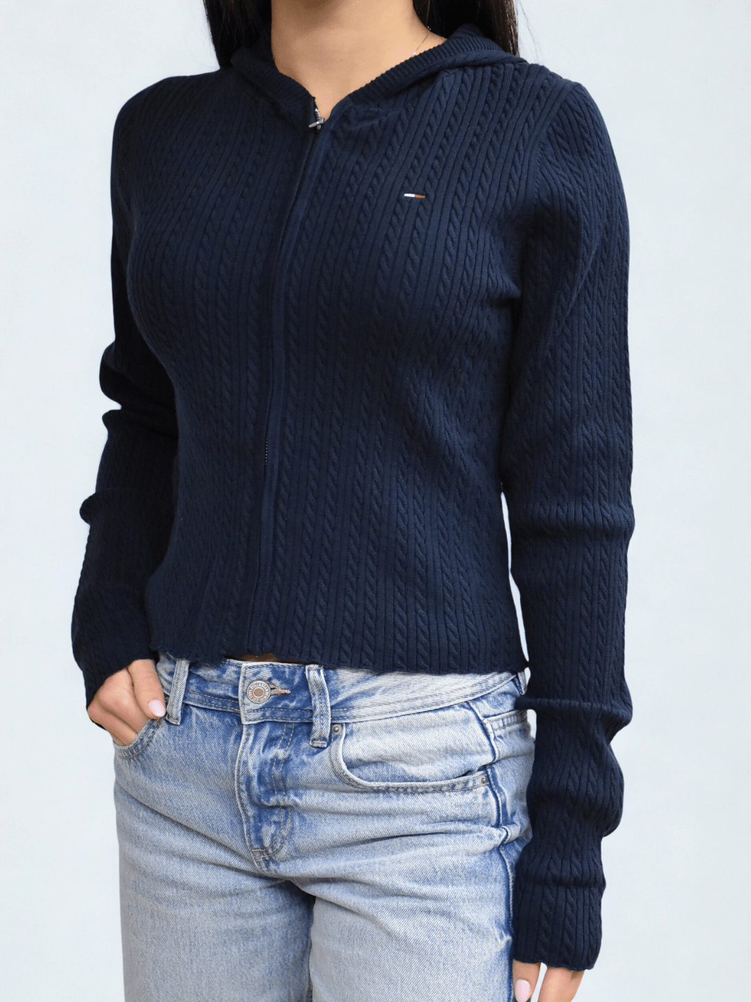 Essential Zipper Hood Cardigan Tommy Jeans - Seipuntozerostore