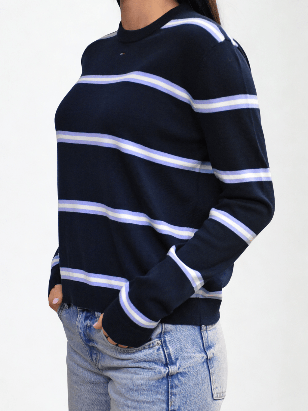 Pullover con bandierina ricamata Tommy Jeans - Seipuntozerostore
