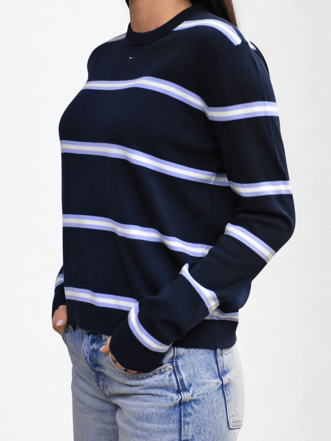 Pullover con bandierina ricamata Tommy Jeans - Seipuntozerostore