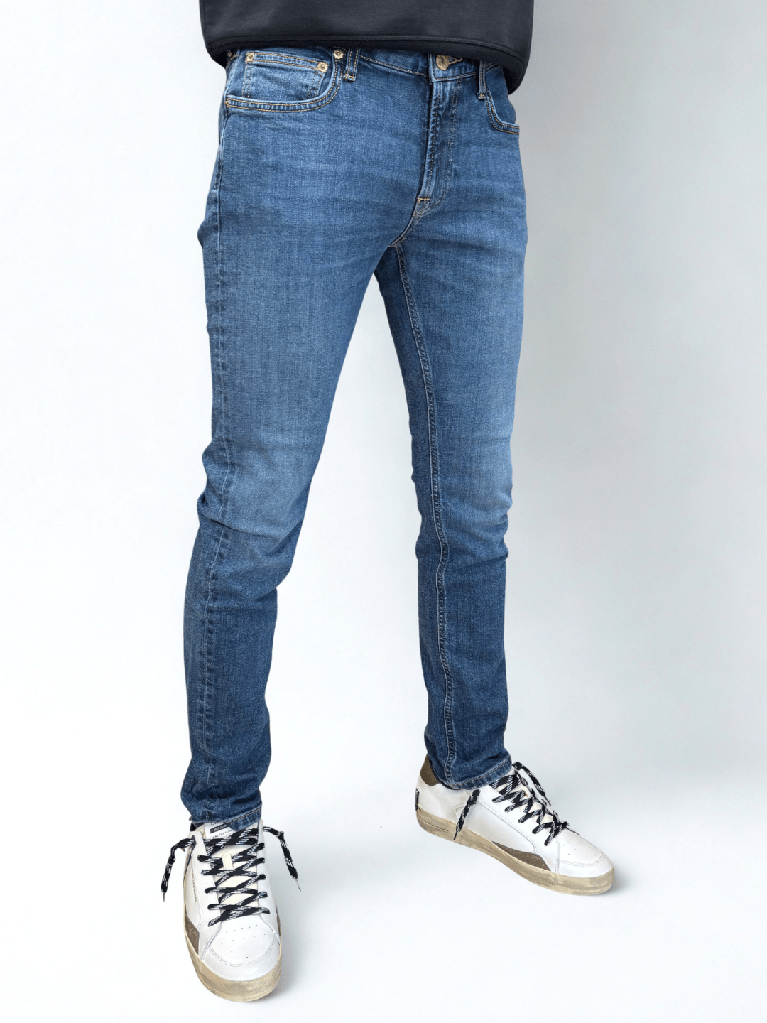Jeans Barney comfort blue denim B2 Uniform - Seipuntozerostore