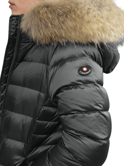 Piumino Lisbet 2.0 Fur Verde Canadiens - Seipuntozerostore