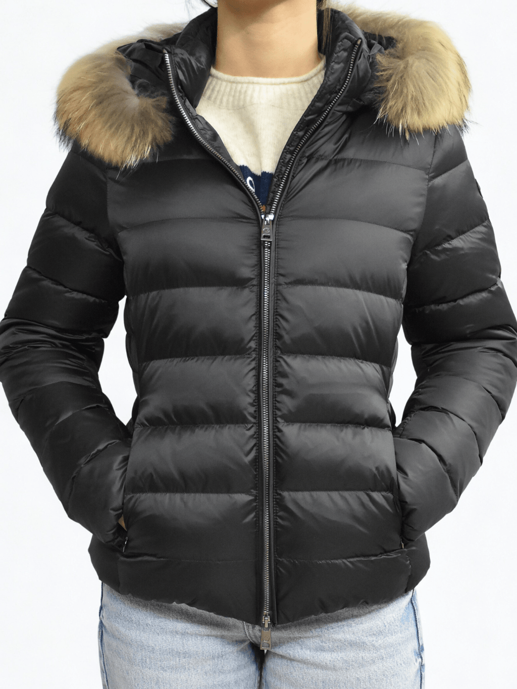 Piumino Lisbet 2.0 Fur Nero Canadiens - Seipuntozerostore