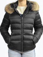 Piumino Lisbet 2.0 Fur Nero Canadiens - Seipuntozerostore