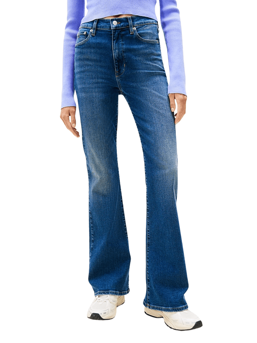 Jeans Sylvia skinny fit a campana e vita alta Tommy Jeans - Seipuntozerostore