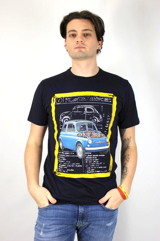 T-shirt 500 con stampa V2 - Seipuntozerostore