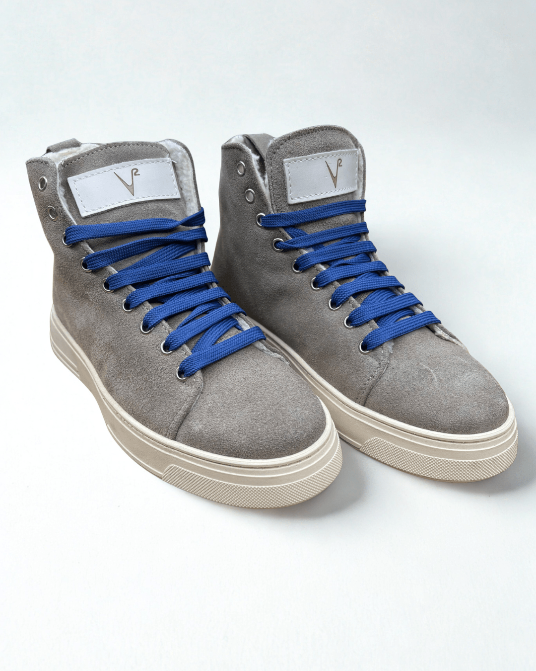 Stivaletto in pelle scamosciata tortora V2 Brand - Seipuntozerostore