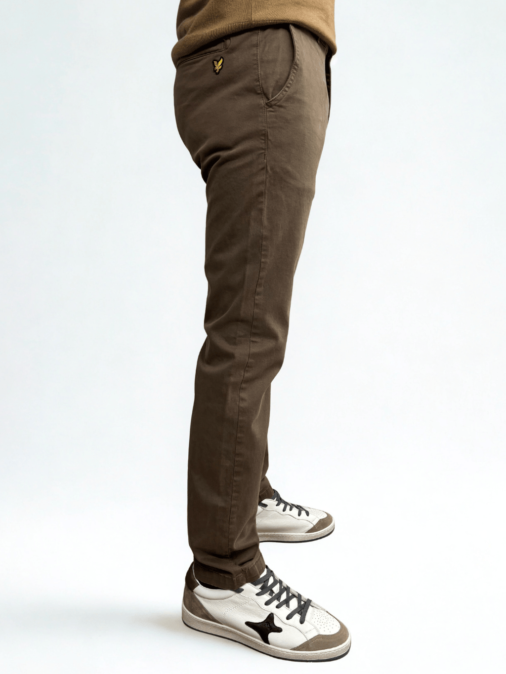 Pantalone Chino Dark Mud Lyle & Scott - Seipuntozerostore