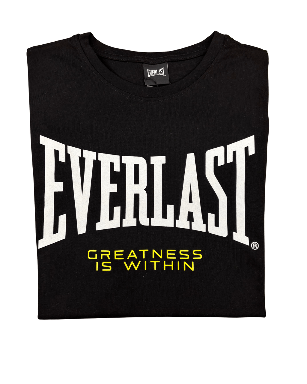 T-shirt nera con logo Everlast - Seipuntozerostore