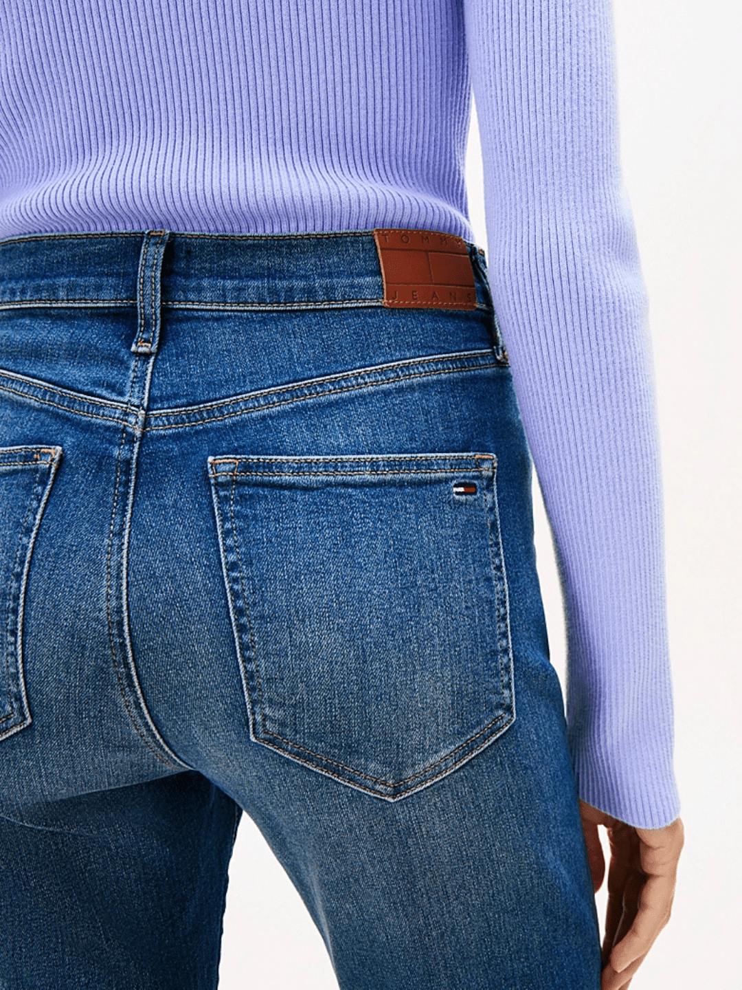 Jeans Sylvia skinny fit a campana e vita alta Tommy Jeans - Seipuntozerostore