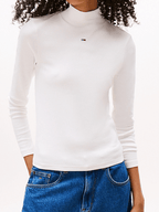 Pullover a lupetto con maniche lunghe bianco Tommy Jeans - Seipuntozerostore