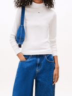 Pullover a lupetto con maniche lunghe bianco Tommy Jeans - Seipuntozerostore