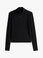 Pullover a lupetto con maniche lunghe nero Tommy Jeans - Seipuntozerostore