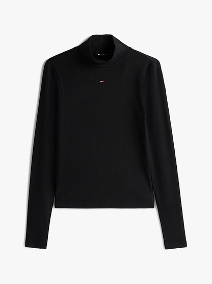 Pullover a lupetto con maniche lunghe nero Tommy Jeans - Seipuntozerostore