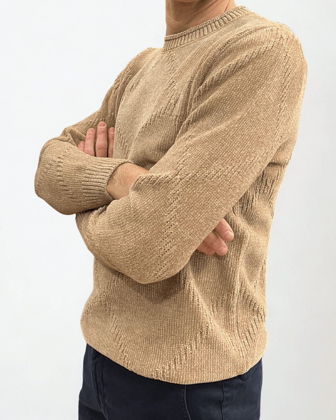 Maglione girocollo in ciniglia V2 Brand - Seipuntozerostore