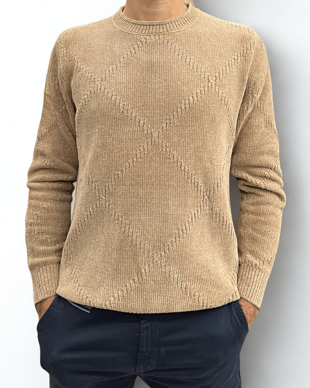 Maglione girocollo in ciniglia V2 Brand - Seipuntozerostore