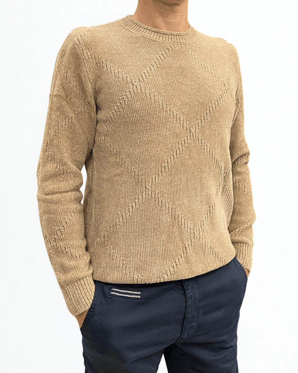 Maglione girocollo in ciniglia V2 Brand - Seipuntozerostore