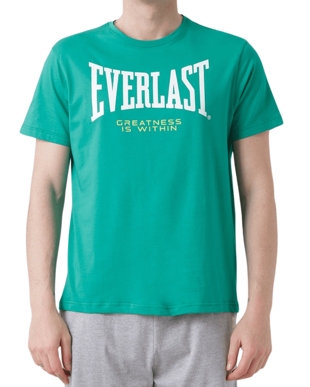 T-shirt verde con logo Everlast - Seipuntozerostore