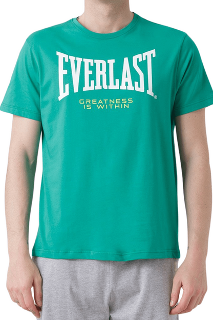 T-shirt verde con logo Everlast - Seipuntozerostore