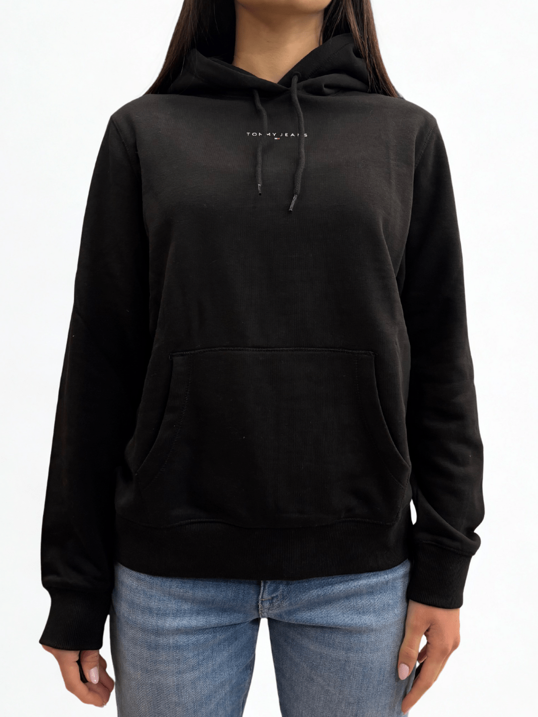 Felpa con cappuccio e logo lineare Tommy Jeans - Seipuntozerostore