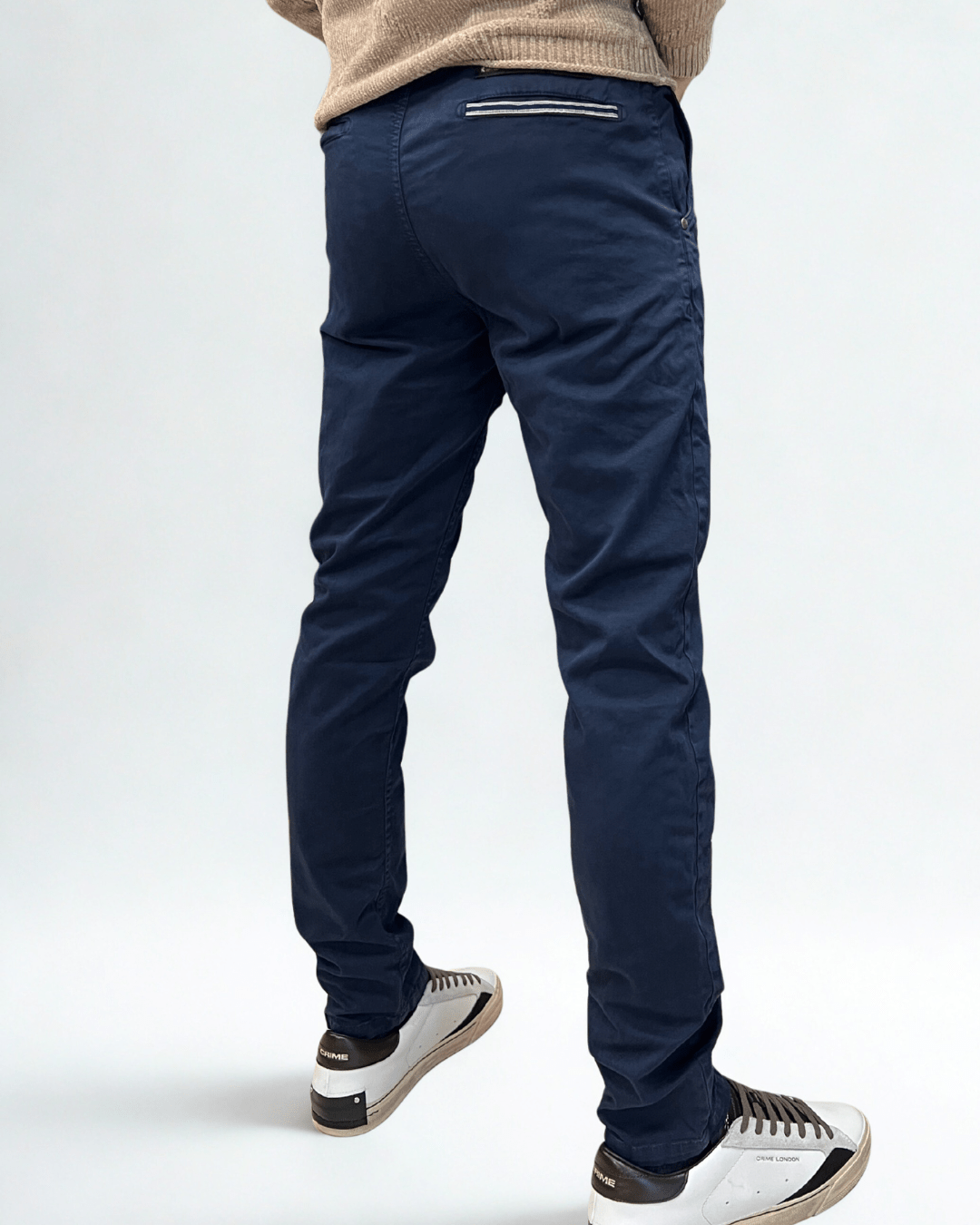 Pantalone chino in cotone con salpa in tessuto V2 Brand - Seipuntozerostore