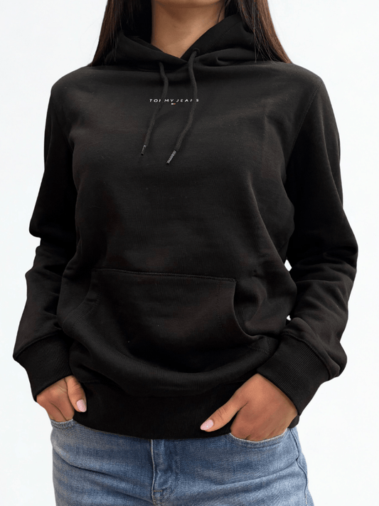 Felpa con cappuccio e logo lineare Tommy Jeans - Seipuntozerostore