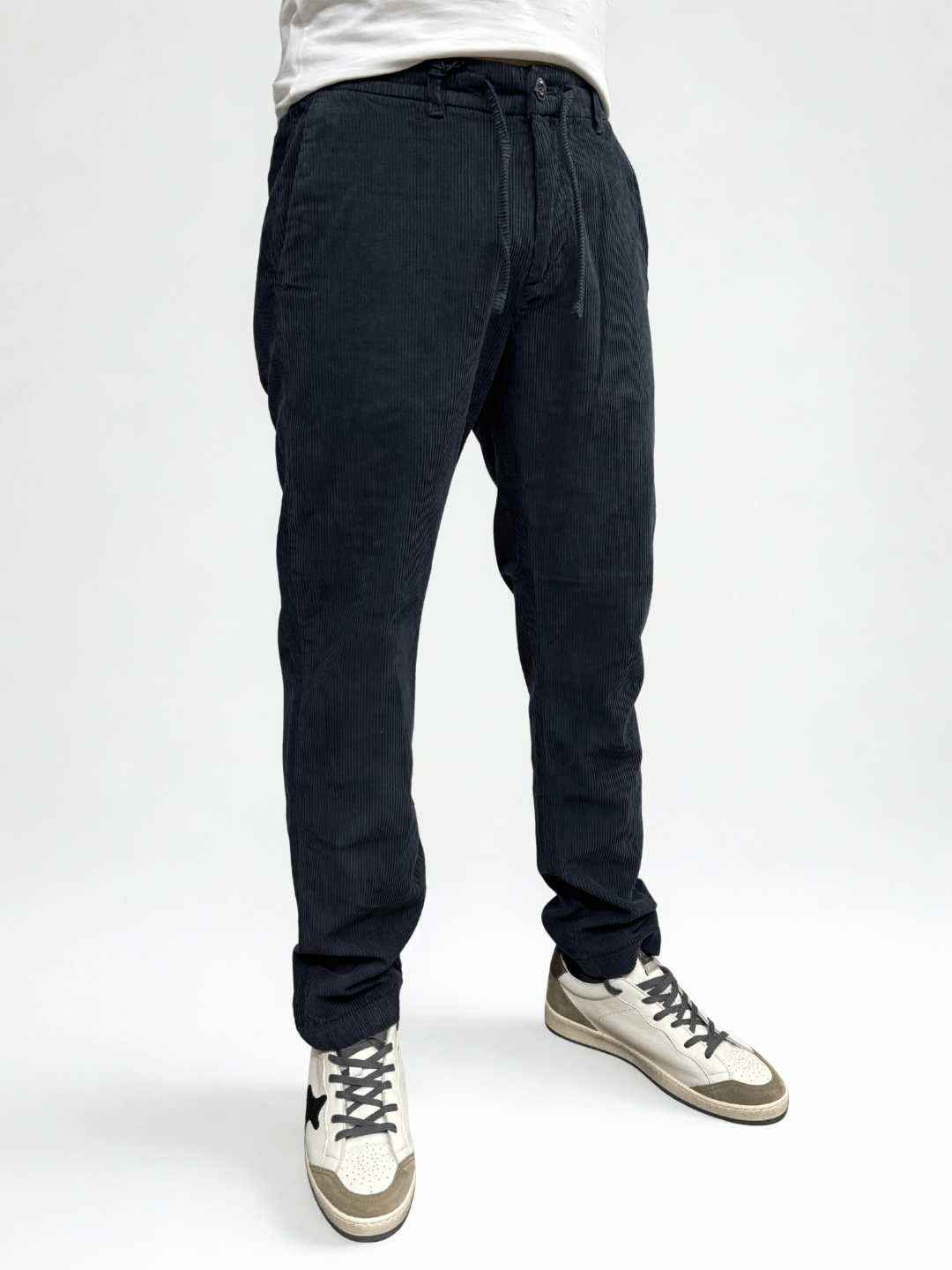 Pantalaccio Dylan Velvet Pants Blu Denim Lyle & Scott - Seipuntozerostore