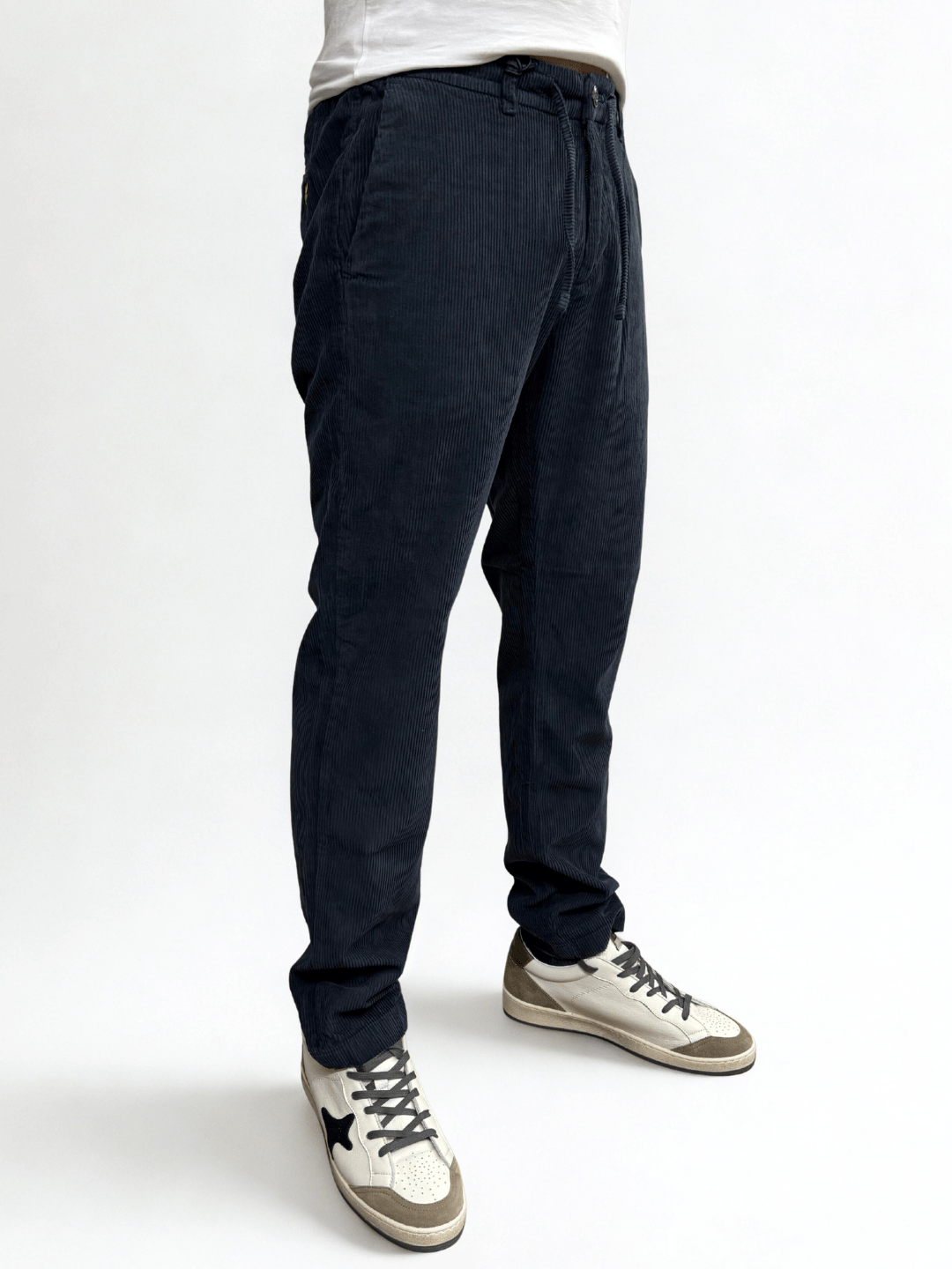 Pantalaccio Dylan Velvet Pants Blu Denim Lyle & Scott - Seipuntozerostore