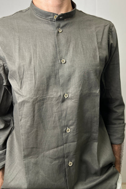 Camicia in Lino verde militare Primo Emporio