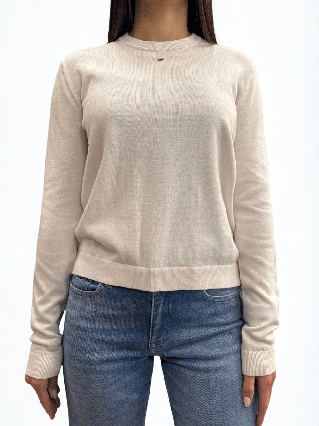 Pullover con bandierina ricamata Tommy Jeans - Seipuntozerostore