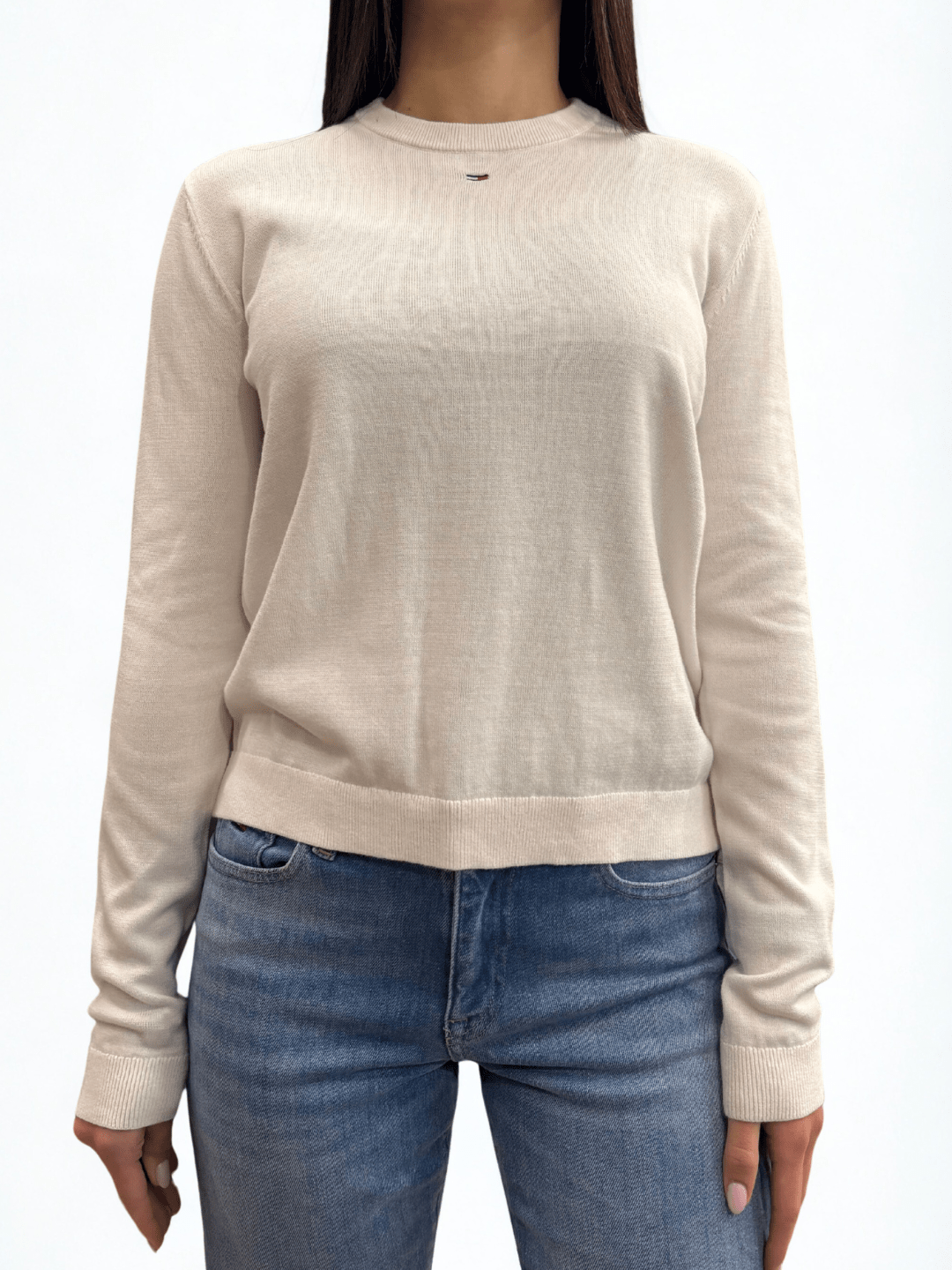 Pullover con bandierina ricamata Tommy Jeans - Seipuntozerostore