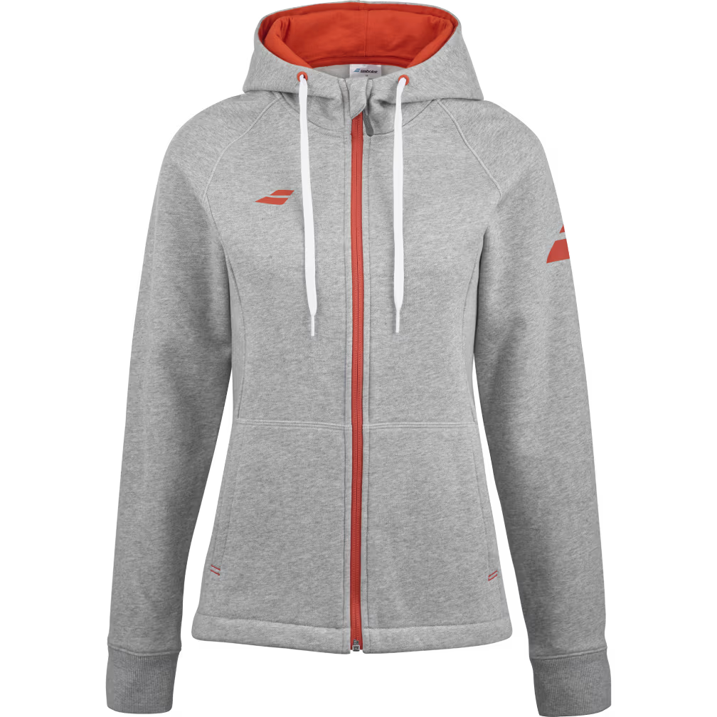 Felpa donna Excercise hood jacket grigio Babolat