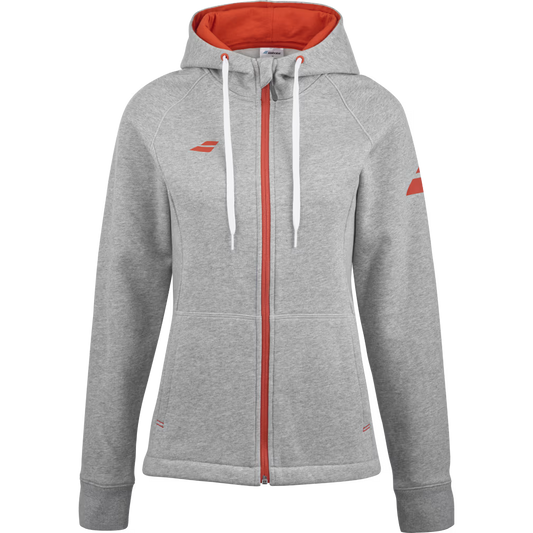 Felpa donna Excercise hood jacket grigio Babolat