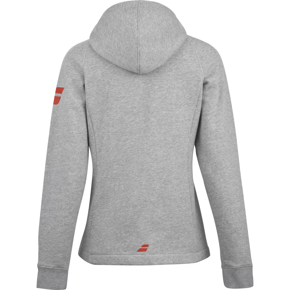 Felpa donna Excercise hood jacket grigio Babolat