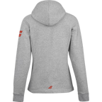 Felpa donna Excercise hood jacket grigio Babolat