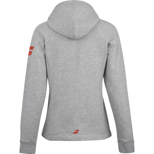 Felpa donna Excercise hood jacket grigio Babolat